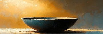 Schaal | Echoes of Stillness in Orange van Zen en Meer