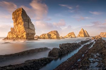 Playa de Arnia, Cantabrië ( Spanje )