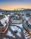 Winterlicher Sonnenuntergang in Goslar, Deutschland von Michael Abid Miniaturansicht