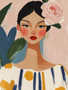 Sanfte Blumenmuse