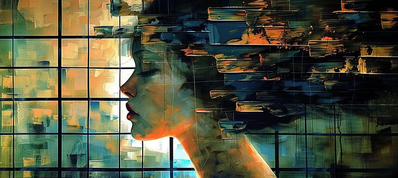 Pixelated Tranquility by Art Whims