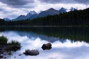 Herbert Lake, Banff National Park, Alberta, Canada van Alexander Ludwig