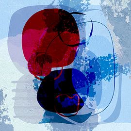 Modern art blue von Andreas Wemmje