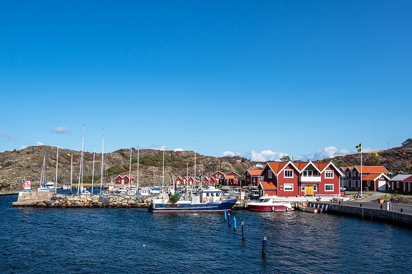 Hafen auf der Insel Dyrön in Schweden von Rico Ködder