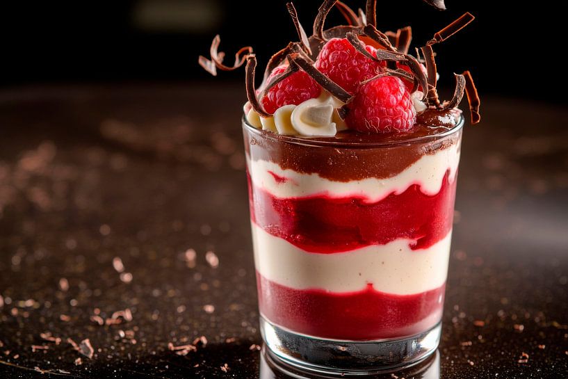 Raspberry dessert by Poster Art Shop