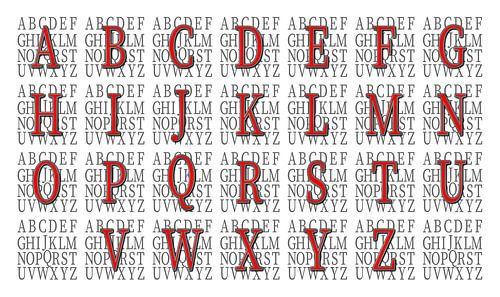 Alphabet No.17 Design 