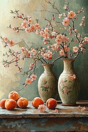 Stillleben mit Pfirsichblüten von Studio BB