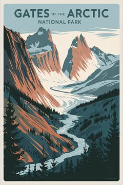 Poorten van het Arctische Nationaal Park van Poster Art Shop
