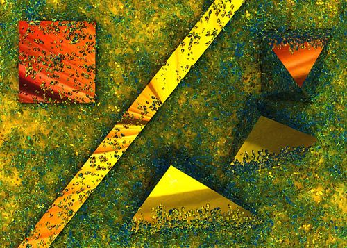 Stilleven met driedimensionale lichamen