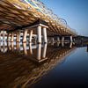 De Royal Welch Bridge spoorbruggen, s'-Hertogenbosch, Nederland van Marcel Bakker