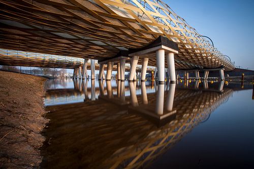 Die Eisenbahnbrücken der Königlichen Welchbrücke, s'-Hertogenbosch, Niederlande