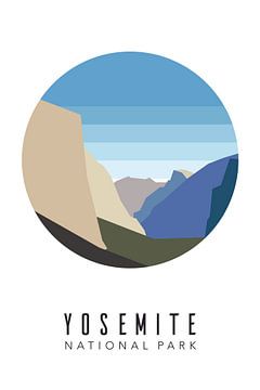 Verenigde Staten - Yosemite national park van Walljar