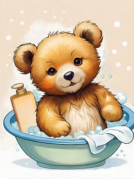 Bulles et câlins sur Ivonne Fuhren-van de Kerkhof