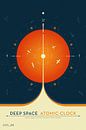 STK204952S-Deep Space Atomic Clock poster, orange version. by Stocktrek Images thumbnail