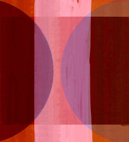Abstracte Bauhaus-vormen van FRESH Fine Art