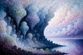 Traum Landschaft der Erde von Mad Dog Art