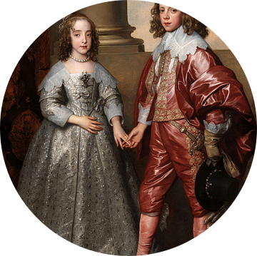 Willem II en zijn bruid Maria Stuart, Anthony van Dyck - 1641