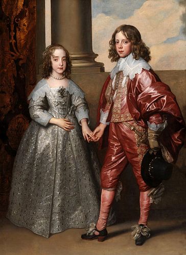 Willem II. und seine Braut Maria Stuart, Anthony van Dyck - 1641