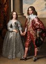 Willem II en zijn bruid Maria Stuart, Anthony van Dyck - 1641 van Het Archief thumbnail