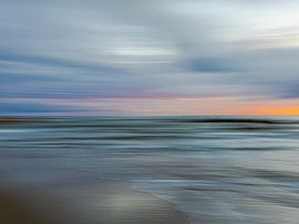 pastellfarbener Sonnenuntergang