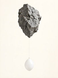 Un rocher emporte un ballon dans les airs sur Henk Egbertzen