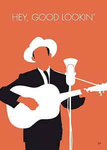 No253 MY Hank Williams Minimal Music poster van Chungkong Art