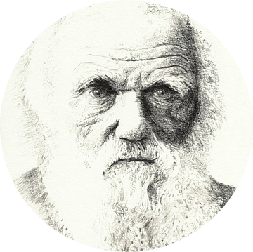 Darwin Portret van Skelte Braaksma