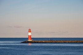 Mole an der Ostseeküste in Warnemünde von Rico Ködder
