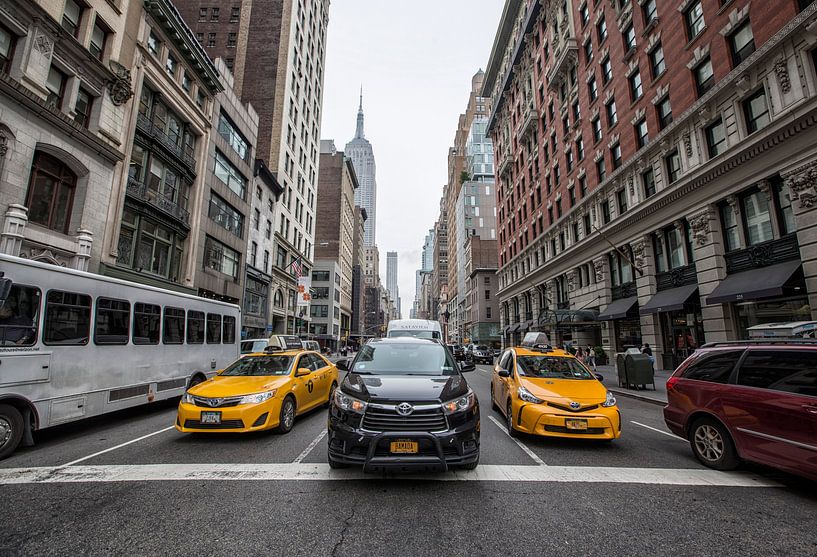 New York Yellow cab von Kelly van den Brande