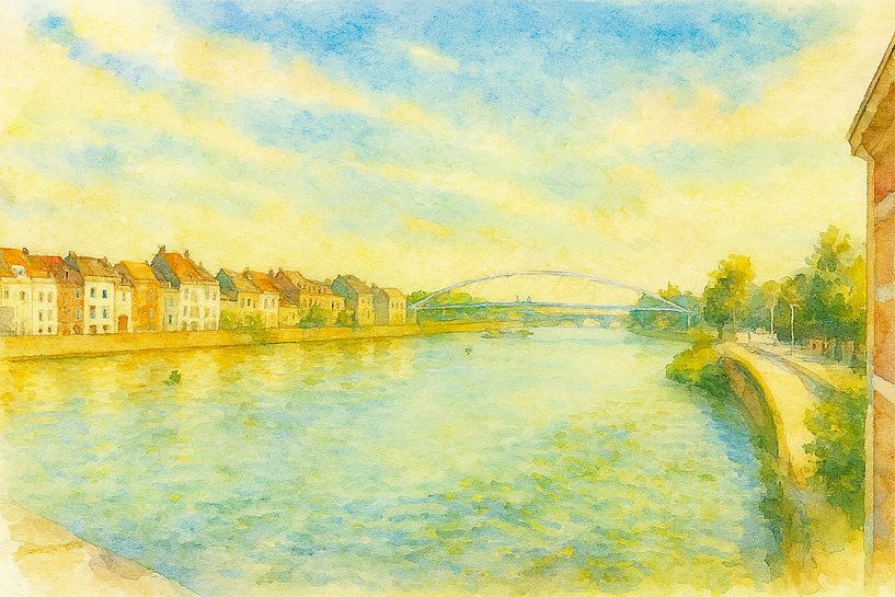 Maastricht st. Servaas bridge by Bert Quaedvlieg