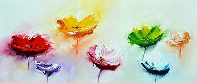 Flowers for you  by Gena Theheartofart
