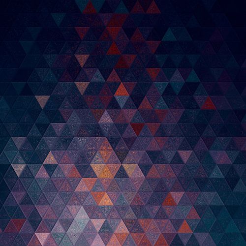 mozaïek donker paars rood #mozaïek