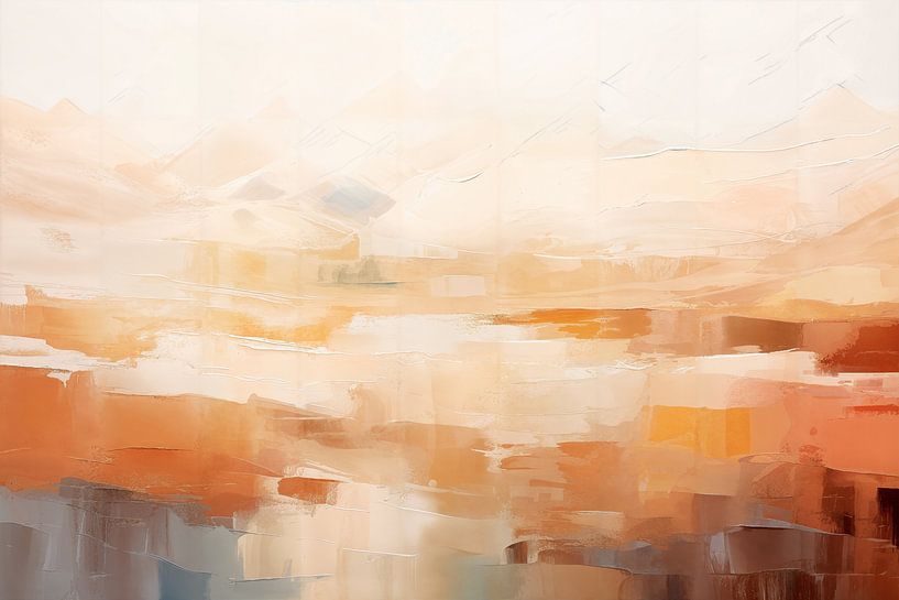 Abstract landschap van Bert Nijholt
