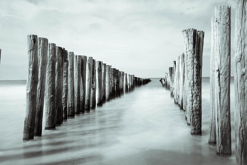 Wellenbrecher von Burgh Haamstede von Guy Lambrechts Fotografie