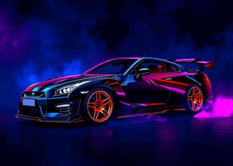 Nissan GTR Neon von MIROKKU