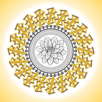 Kristallen Mandala Heilige Graal van de Perfecte Toon van SHANA-Lichtpionier
