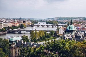 Prague - Vue sur la rivière Vltava