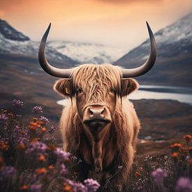 The highland cattle by Claudia Rotermund