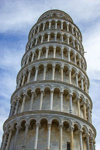 De Toren van Pisa in Toscane, Italië