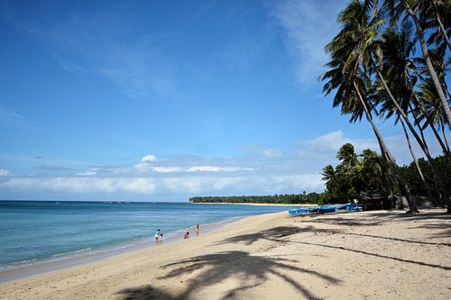 De paradijselijke kust van Pagudpud op de Filippijnen