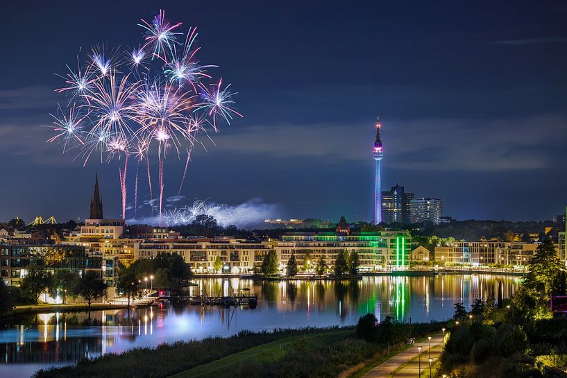 Dortmund bei Nacht von LICHTERKISTE