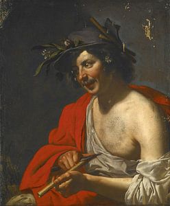 Jan van Bijlert, Herder schneidet eine Flöte - 1630er Jahre