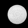 White sphere built up with pixels. by Noud de Greef