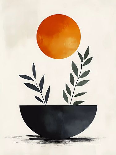 Zonsondergang in je plant