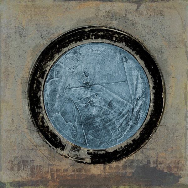 Circle blue by Pieter Hogenbirk