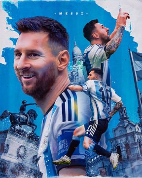 Lionel Messi sur Indah Cahyo Wulandari