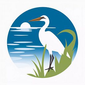 Reiger-embleem van Vythryd Arts