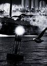 Retro – Klassiek Titanic de afvaart begeleid door meeuwen van Jan Keteleer (JanKé): Een reis voorbij het canvas thumbnail