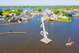 Luftaufnahme der Loosdrechtse Plassen bei Loosdrecht von Eye on You
