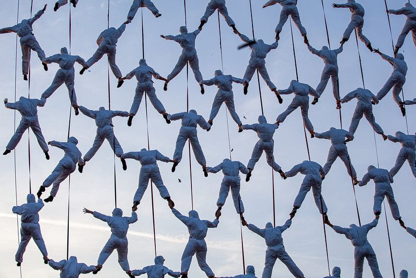 &quot;The Human Mosaic&quot; or &quot;The Human Net&quot; Deventer by Betty van Engelen